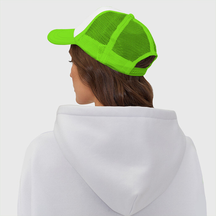 Кепка тракер с сеткой Alien Santa Claus фото